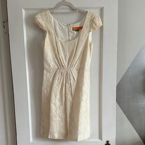 Cynthia Steffe Ivory Lace Mini Dress